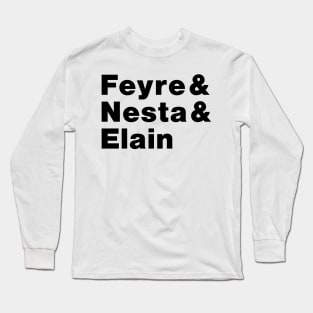 ACOTAR Sisters Line Up Long Sleeve T-Shirt